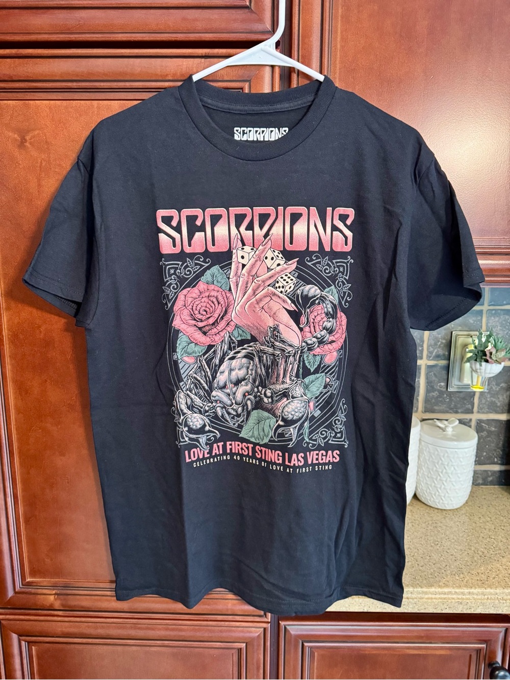 Scorpions Black Band Tee with  Logo